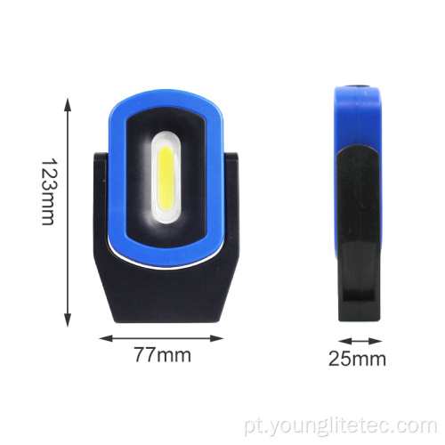 Portable 360 ​​girar a luz de trabalho do diodo emissor de luz da inspeção da espiga